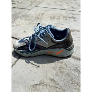 Size 8.5 Adidas Yeezy Boost 700 V1 Carbon Blue - Good Condition